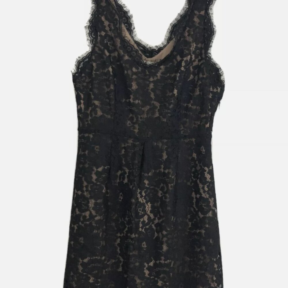 Joie Rori Dress in Black (Caviar/Taupe)